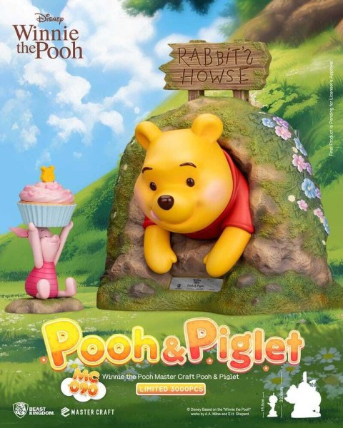 Disney Master Craft Pooh & Piglet statuette 33 cm
