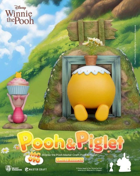 Disney Master Craft Pooh & Piglet statuette 33 cm