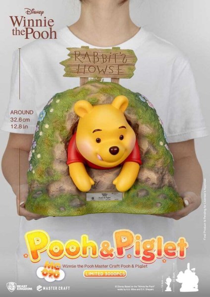Disney Master Craft Pooh & Piglet statuette 33 cm