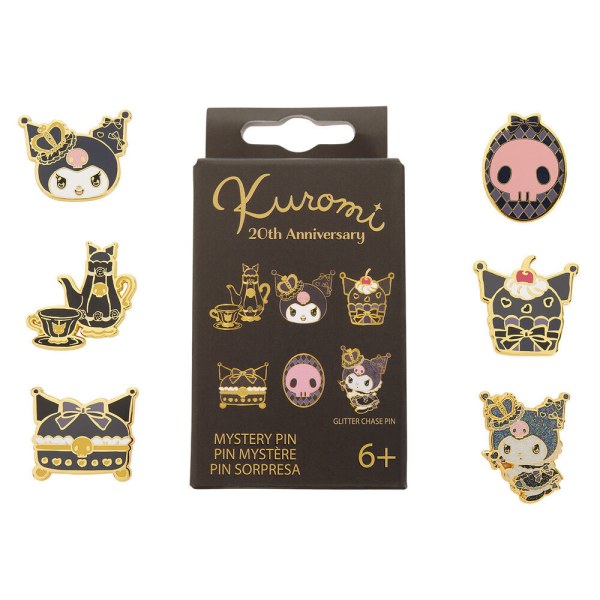 Mystery Blind Box – Enamel Pin  – Hello Kitty Kuromi 20th Anniversary