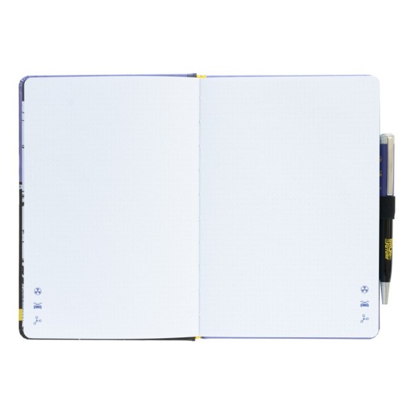 PREMIUM A5 NOTEBOOK WITH PROJECTOR PEN - BACK TO THE FUTURE