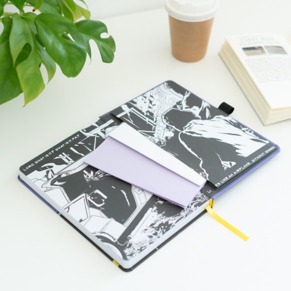 PREMIUM A5 NOTEBOOK WITH PROJECTOR PEN - BACK TO THE FUTURE