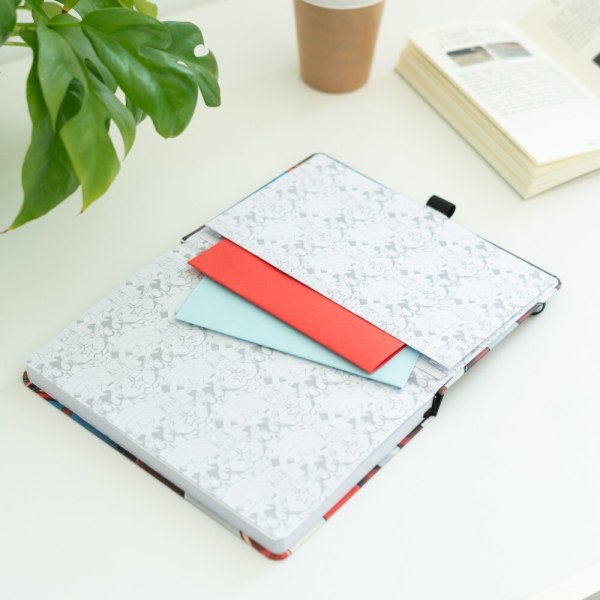 UNIFORM PREMIUM A5 NOTEBOOK WITH PEN - MARVEL CAPTAIN AMERICA