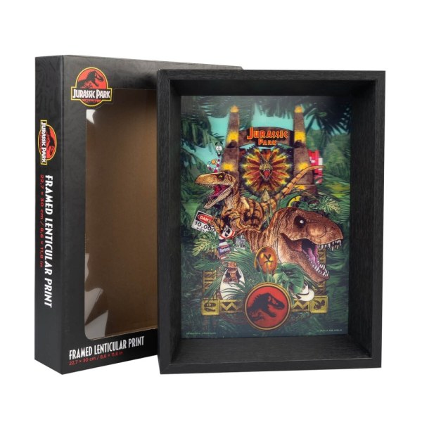 Jurassic Park Framed Lenticular Print