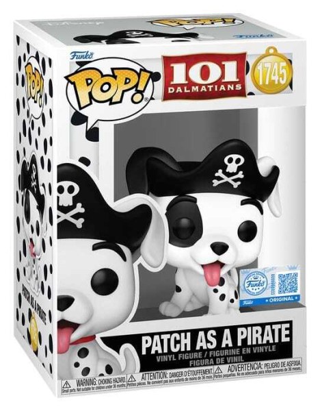 FUNKO POP! 1745 Patch (Pirate Costume) - Disney 101 Dalmatians