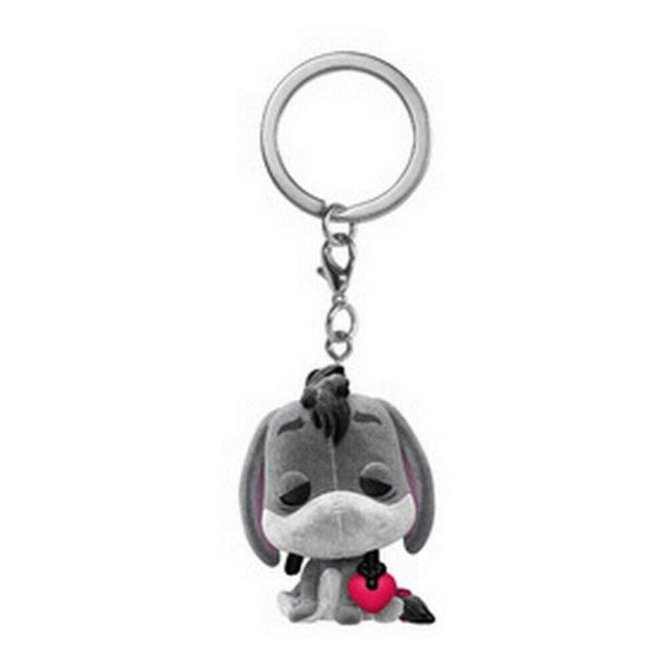 Pocket POP! Keychain: Winnie the Pooh - Eeyore with Heart (Flocked)