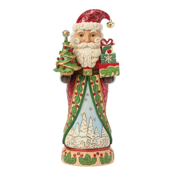 Red and Green Santa Nutcracker - Jim Shore
