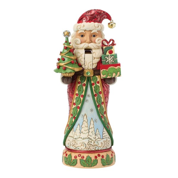 Red and Green Santa Nutcracker - Jim Shore