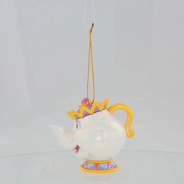MRS POTTS IRIDESCENT PVC ORNAMENT - DISNEY DEPARTMENT 56