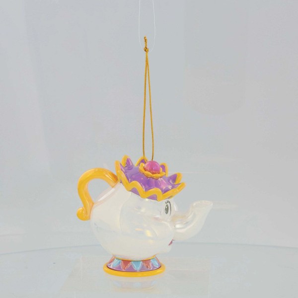 MRS POTTS IRIDESCENT PVC ORNAMENT - DISNEY DEPARTMENT 56
