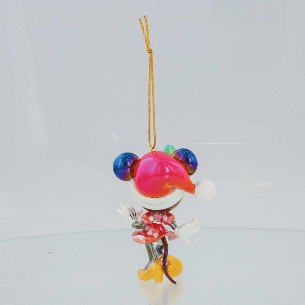 MINNIE MOUSE CHRISTMAS IRIDESCENT PVC ORNAMENT - DISNEY DEPARTMENT 56