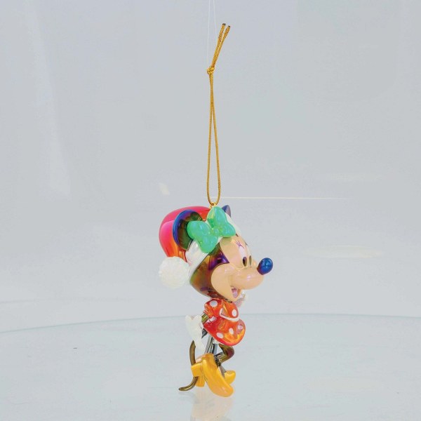 MINNIE MOUSE CHRISTMAS IRIDESCENT PVC ORNAMENT - DISNEY DEPARTMENT 56