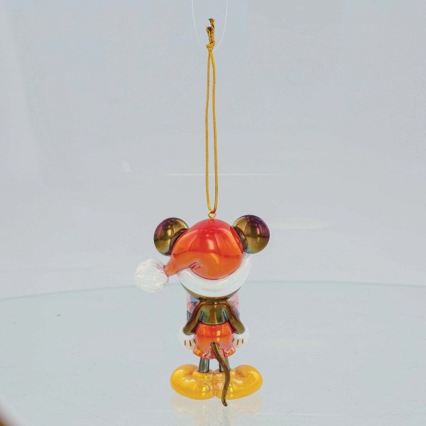 MICKEY MOUSE CHRISTMAS IRIDESCENT PVC ORNAMENT - DISNEY DEPARTMENT 56