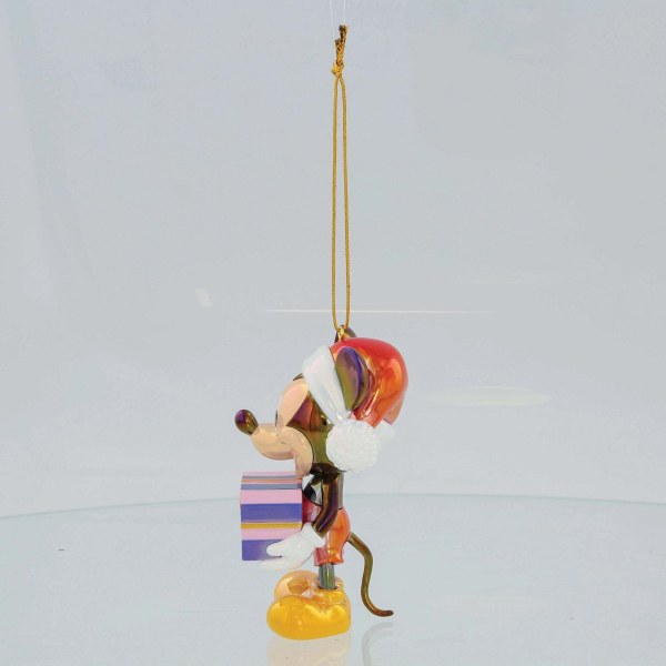 MICKEY MOUSE CHRISTMAS IRIDESCENT PVC ORNAMENT - DISNEY DEPARTMENT 56