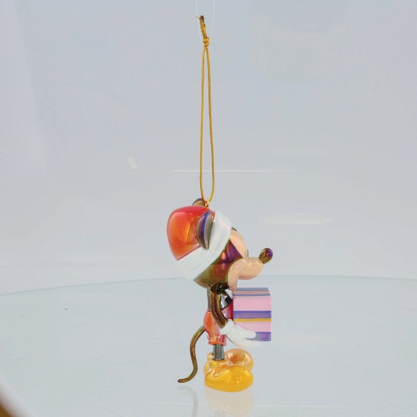 MICKEY MOUSE CHRISTMAS IRIDESCENT PVC ORNAMENT - DISNEY DEPARTMENT 56