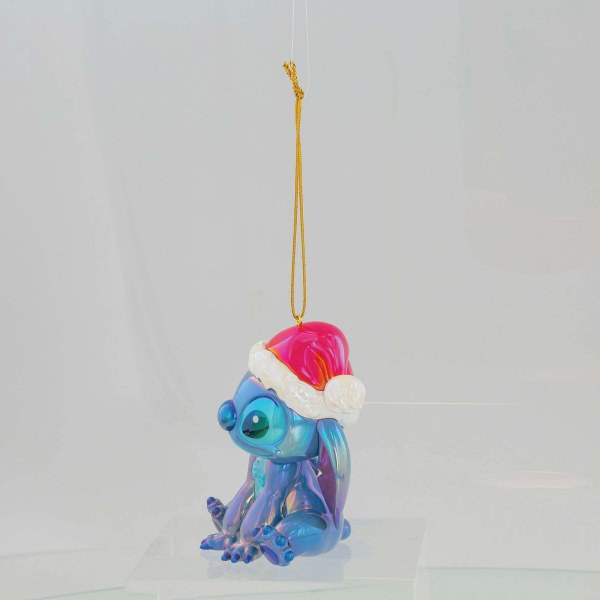 STITCH CHRISTMAS IRIDESCENT PVC ORNAMENT - DISNEY DEPARTMENT 56