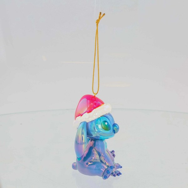 STITCH CHRISTMAS IRIDESCENT PVC ORNAMENT - DISNEY DEPARTMENT 56