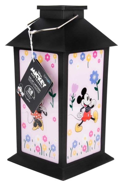 LunaGlo Mickey & Minnie Solar Projection Lantern - Disney
