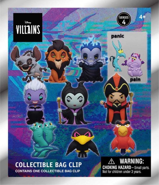 3D keychain Villains Series 4 mystery bag - Disney Villains