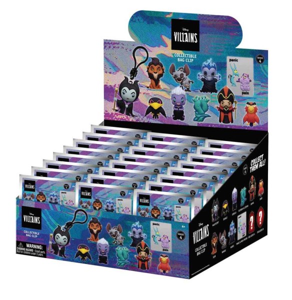 3D keychain Villains Series 4 mystery bag - Disney Villains