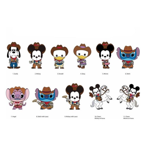 Western 3D keychain Series 72 mystery bag - Disney Classic