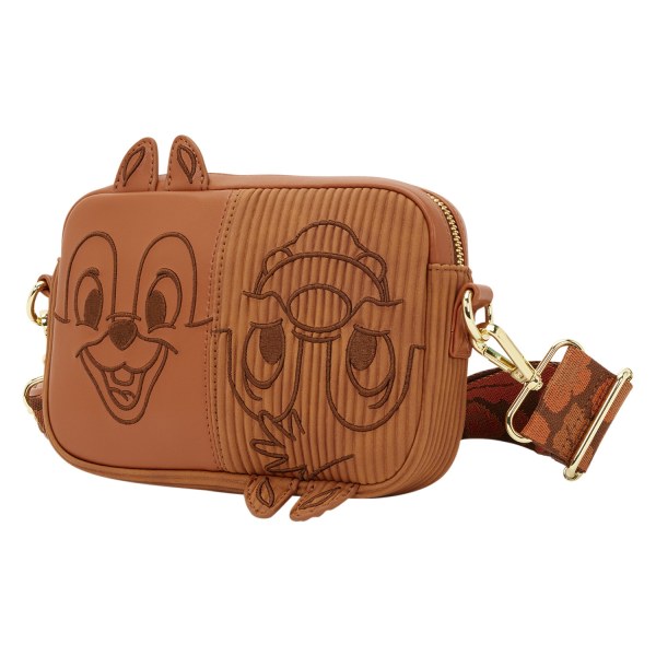 Chip and Dale Corduroy Sling Crossbody Bag with Coin Bag - Disney Loungefly