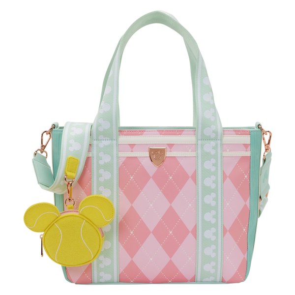 Mickey & Friends Tennis Tote Bag with Coin Bag - Disney Loungefly