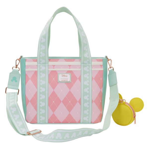 Mickey & Friends Tennis Tote Bag with Coin Bag - Disney Loungefly