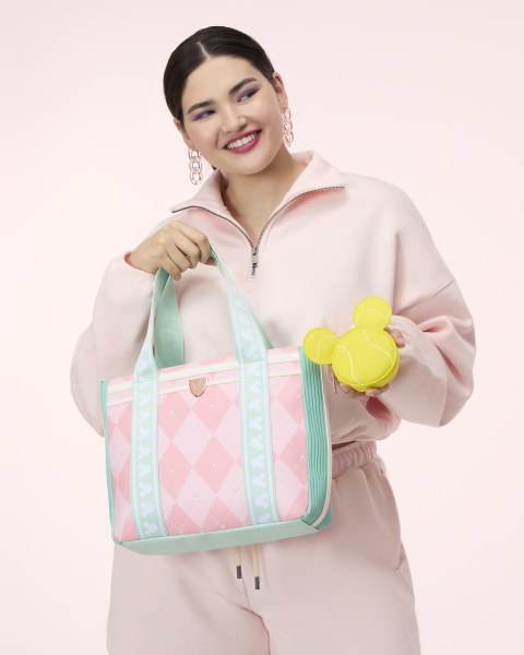 Mickey & Friends Tennis Tote Bag with Coin Bag - Disney Loungefly