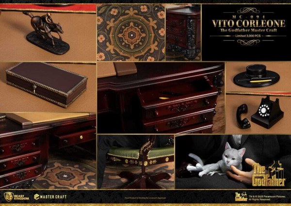 The Godfather Vito Corleone Master Craft Figurine 31 cm