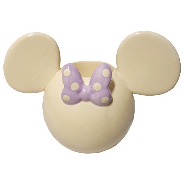3D Flower Pot Minnie Off White 5 Cm – Disney