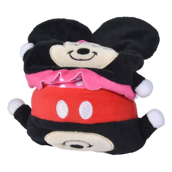 Reversible plush Mickey/Minnie 8 cm - Disney
