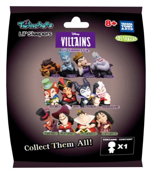 Villains Blind bag Twinchees Lil' Sleeper figurine 5 cm - Disney Villains