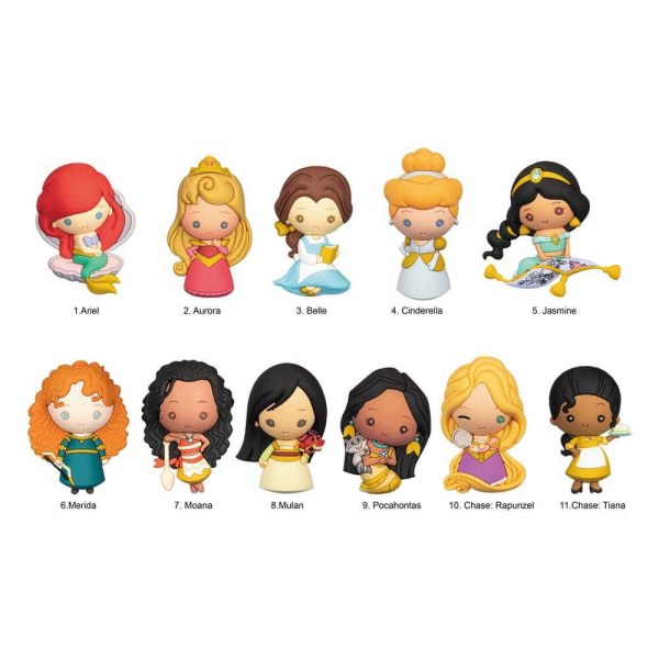 3D Backpack keychain Ultimate Princess Series 31 - Disney