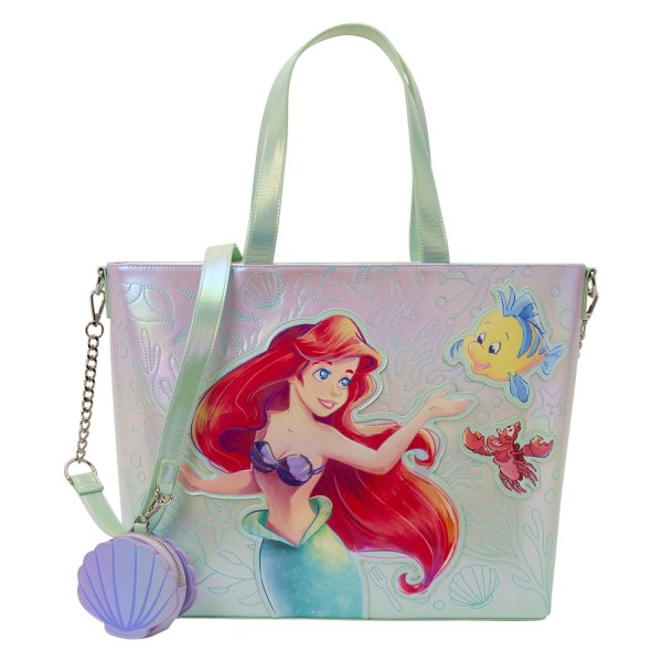 Ariel & Flounder Tote Bag with Coin Bag - Disney Loungefly The Little Mermaid