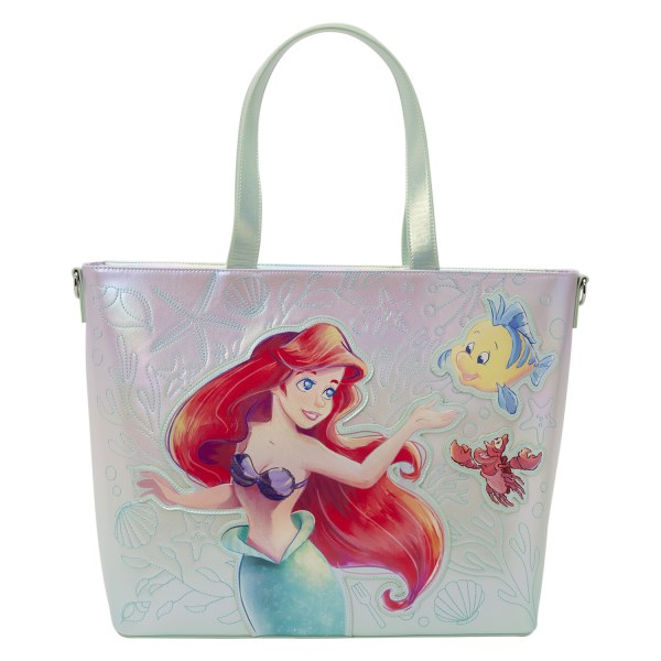 Ariel & Flounder Tote Bag with Coin Bag - Disney Loungefly The Little Mermaid