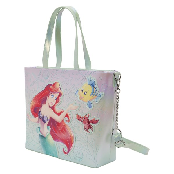 Ariel & Flounder Tote Bag with Coin Bag - Disney Loungefly The Little Mermaid