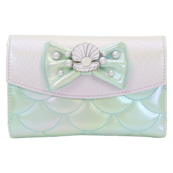 Iridescent Pearl Flap Wallet - Disney Loungefly The Little Mermaid