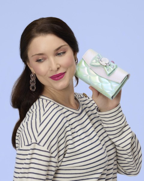 Iridescent Pearl Flap Wallet - Disney Loungefly The Little Mermaid
