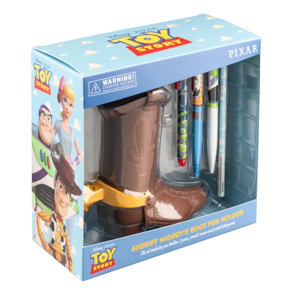 Toy Story Woody Boot Pencil Holder with Stationery Set – 16 cm