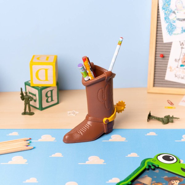 Toy Story Woody Boot Pencil Holder with Stationery Set – 16 cm