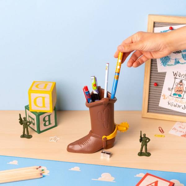 Toy Story Woody Boot Pencil Holder with Stationery Set – 16 cm