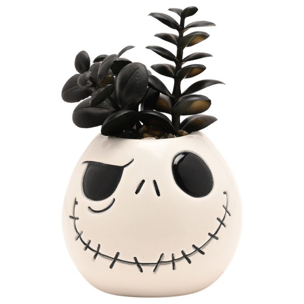 Disney Nightmare Before Christmas Jack planter with faux plant