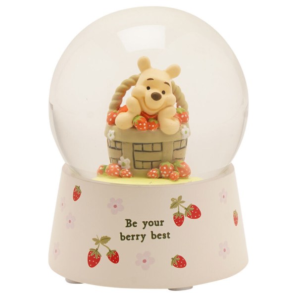 Winnie strawberry snow globe - Disney Winnie the Pooh