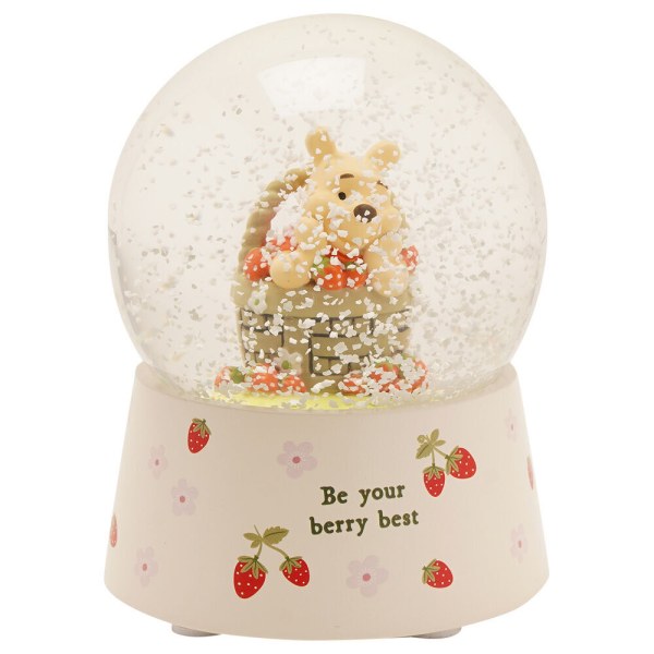 Winnie strawberry snow globe - Disney Winnie the Pooh