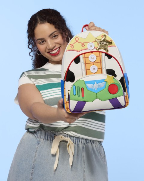 Triple Pocket Mid-Size Backpack - Disney-Pixar Loungefly Toy Story 5