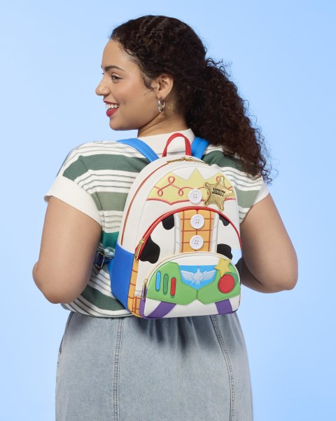 Triple Pocket Mid-Size Backpack - Disney-Pixar Loungefly Toy Story 5