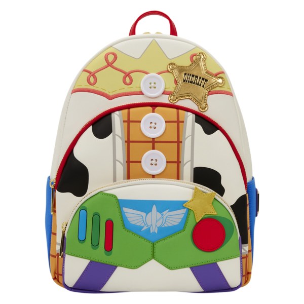 Triple Pocket Mid-Size Backpack - Disney-Pixar Loungefly Toy Story 5