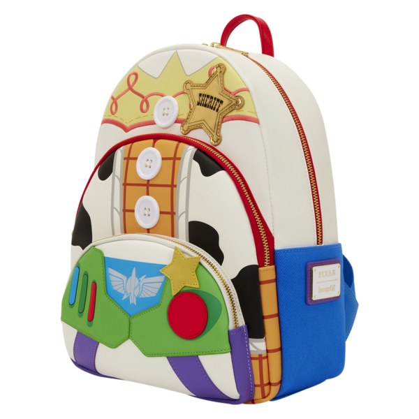 Triple Pocket Mid-Size Backpack - Disney-Pixar Loungefly Toy Story 5