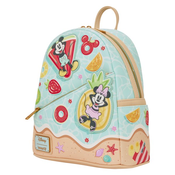 Mickey & Minnie Beach Fun Mini Backpack - Disney Loungefly